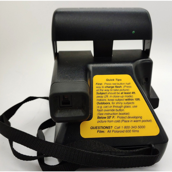 Polaroid Job Pro 2 Instant Film Camera UNTESTED with Strap 2000s - Picture 5 of 16
